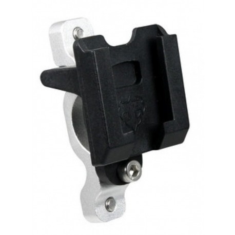 Adaptateur de guidon T-One Pylon, Ø 22,2 mm Alu/plastique pour porte-bidon et sacoche