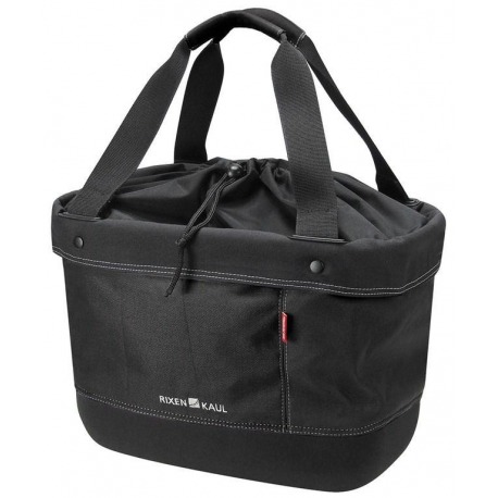 Sac cabas Alingo noir, 38x26x24cm, p. adaptateur clickfix