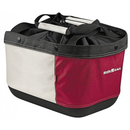 Sac shopping Alingo GT, rouge/crème 41x29x24cm p. porte-bagages racktime