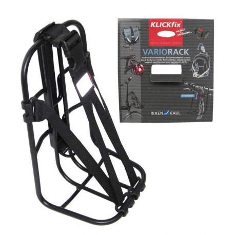 Support universel Vario-Rack Klickfix avec sangle, noir