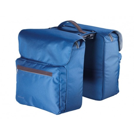 Sacoche de selle Racktime Ture system bleu, incl. Adaptateur Snapit