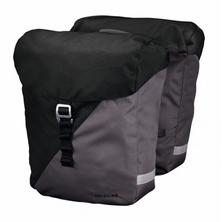 Sacoche de selle Racktime Vida system noir/gris