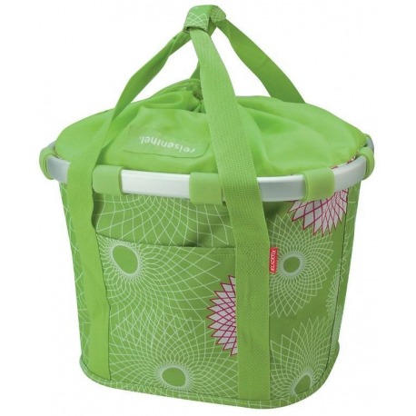 Sac de ville Bikebasket vert citron, 35x28x26 cm KLICKfix
