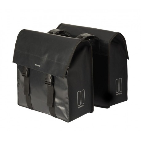 Sacoche cavalière étanche Basil Urban Load DB noire 48-53 litres