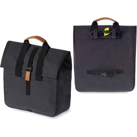 Sac cabas Basil Urban Dry étanche anthracite mêlé 20 litres