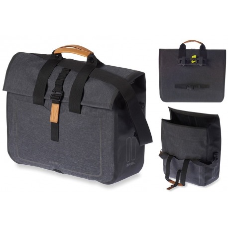Sac business Basil Urban Dry étanche anthracite mêlé 20 litres