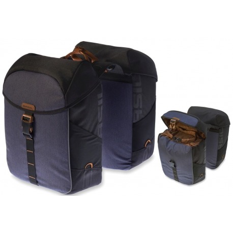 Sacoches Basil Miles étanches noir ardoise 32 litres