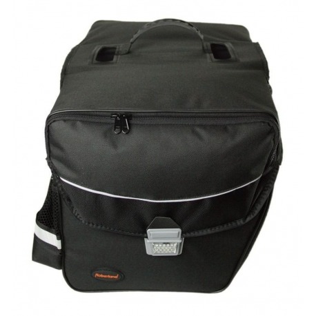 Sacoche de selle Haberland Touring 6000 noire, 32 x 31 x 16 cm, 33 litres