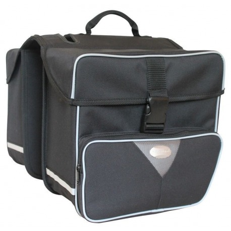 Grand sac double Haberland noir, 312x31x16cm, 31 l.