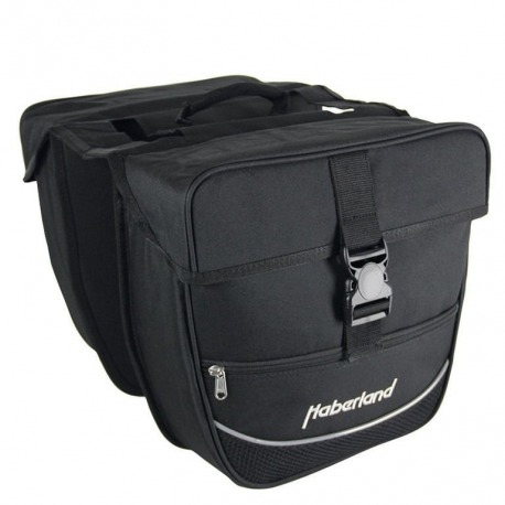 Sacoches cavalières Haberland Einsteiger noir, 30x32x13cm, 25 litres