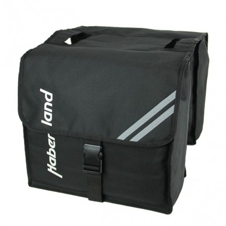 Sacoche Haberland Giga noir, 37x34x16cm, 40 litres
