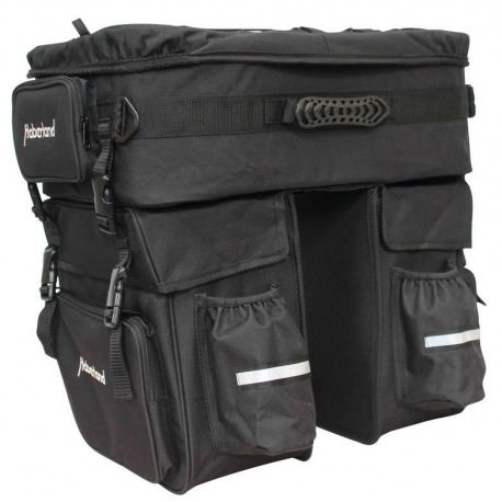 Sac triple Haberland noir, 60 litres