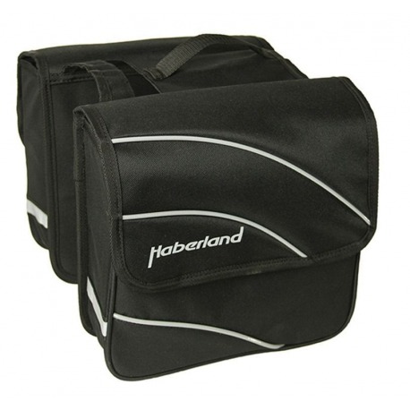 Sacoche de selle Haberland Kim S 20" noir, 24x24x8,5cm, 10 litres