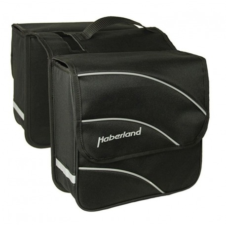 Sacoche de selle Haberland Kim M 24" noir, 28x28x11cm, 18 litres