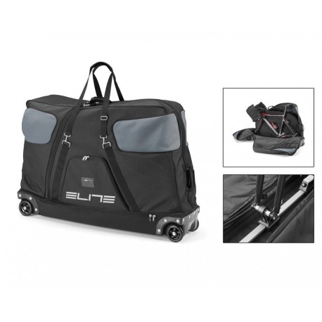 Sac Elite Borson noir/gris, pour 1 vélo