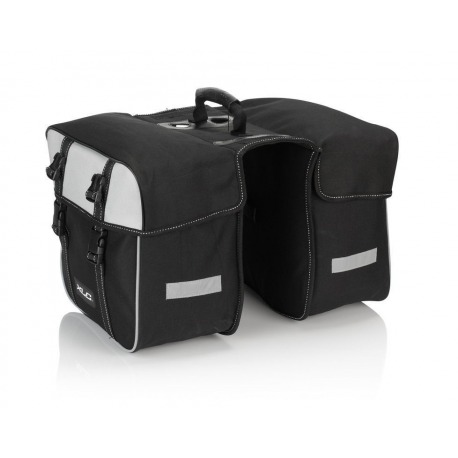 XLC Traveler Sacoche BA-S74 noir/anthracite, 30x30x17cm, environ 30 litres