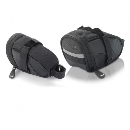 XLC Sacoche de selle BA-S59 noir/anthracite, 17x8x10,7cm, 0,6 litres