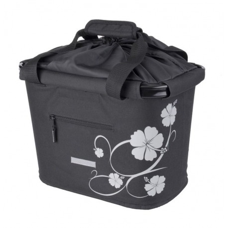 Sacoche de guidon BlueBird avec QR mount noir/hibiscus 35,9x26,4x27,3cm 20 litres