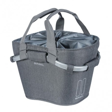 Sac City Basil ClassicCarryAll Avant gris mêlé, amovible sans support