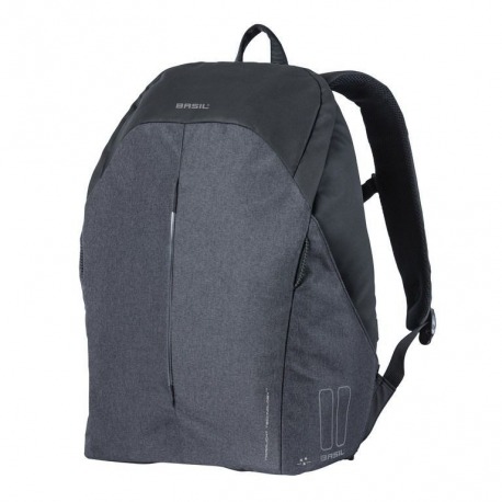 Sac à dos Basil B-Safe Nordlicht graphite/noir avec lumière LED