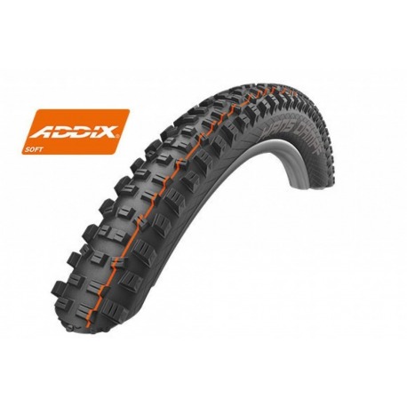 Pneu souple Schwalbe Hans Dampf HS491. 27.5x2.60"65-584ne-SSkin SG TLE Add.Soft