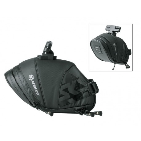 Sacoche de selle SKS Explorer Click 1800 noir, 180+40x80x130+10mm 211g 1,8L