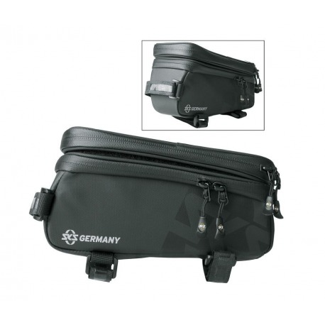 Sacoche tube supérieur SKS Explorer Smart noir, 200x100x1100mm 158g 1.35L