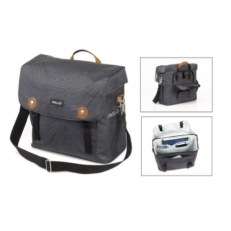 XLC Sac bandoulière anthracite 'fingerprints'
