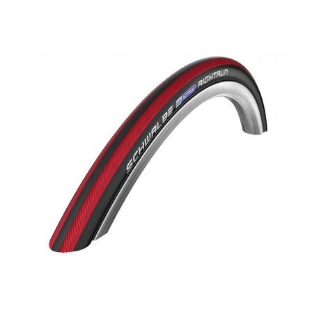 Fil de pneu Schwalbe Rightrun HS387 24x1.00 25-540 BR lignes rouges LSkin KG NMC