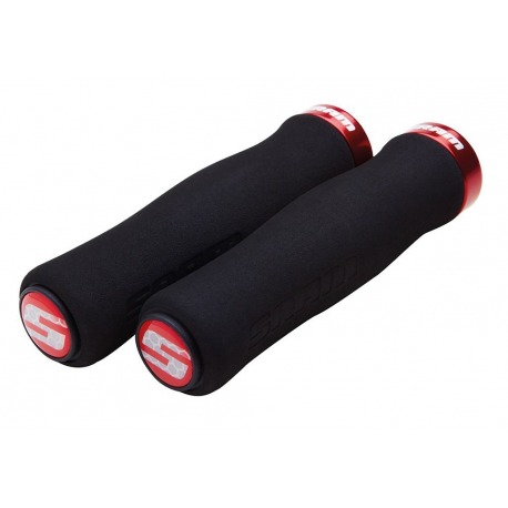 Poignée souple Contour avec vis p. Shift 129mm noir avec collier rouge+butées