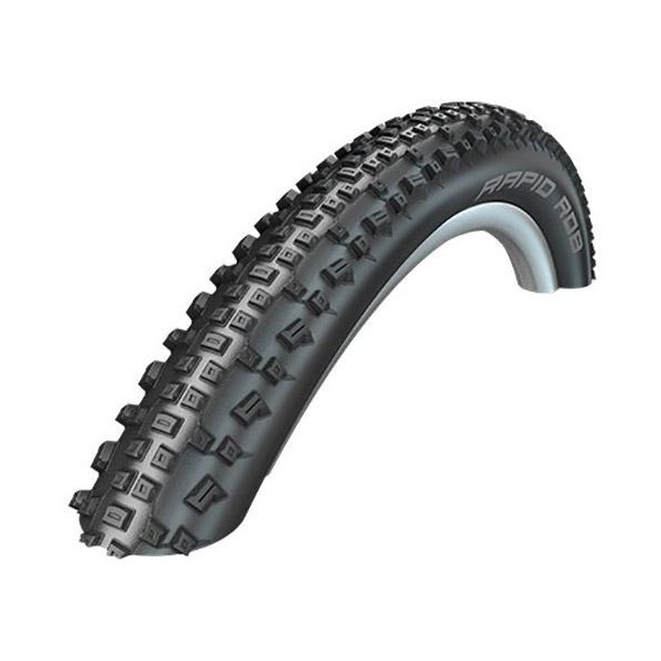 Pneu Schwalbe Rapid Rob HS425 26x2.25" 57-559 lignes blanches-LS KG SBC