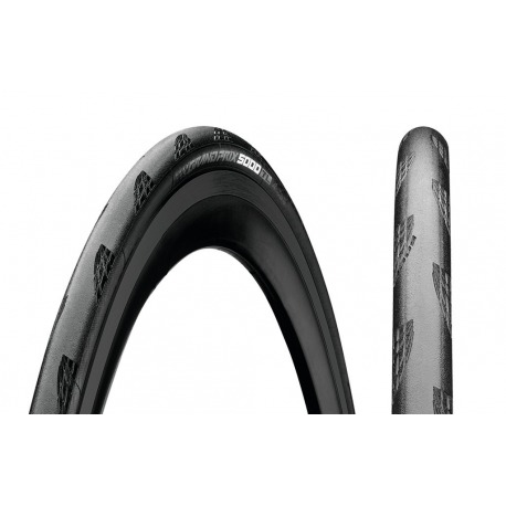 Pneu à chambre à air Continental Grand Prix 5000. uni 27.5" 28-584 noir/noir Peau