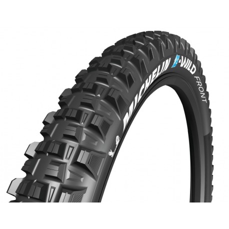 Pneu souple avant Michelin E-Wild 27.5"27.5x2.80 71-584 ne. TLR GUM-X Tri-
