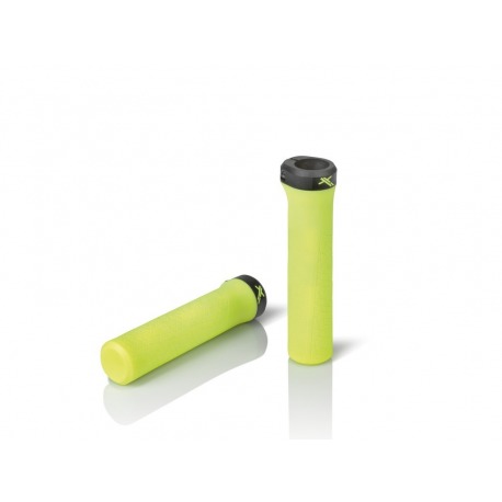 Poignées XLC Sport jaune fluo