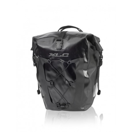 XLC Lot de sacs uniques étanches noir 21x18x46cm