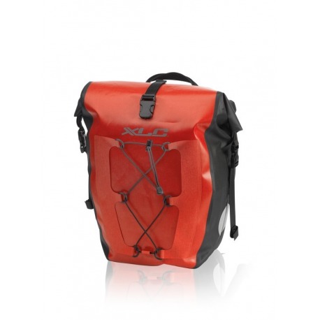 XLC Ensemble de sacs uniques imperméables rouge 21x18x46cm