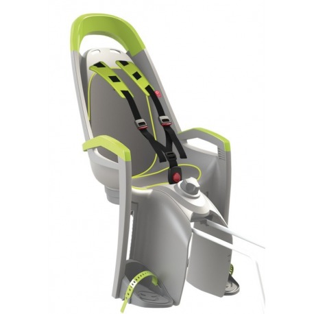 Hamax Amaze selle pour enfants gris/lime, fixation au tube du cadre
