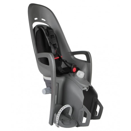 Hamax Zenith Relax porta chaise pour enfants. gris/noir, fixation sur porte-bagages