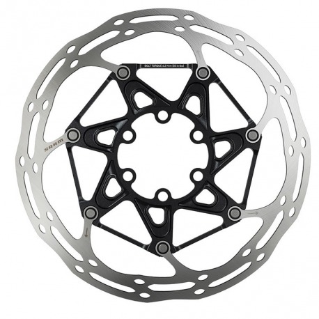 Disque de frein Sram Rotor Centerline Ø140 noir, 2 pièces, Centerlock, Arrondi