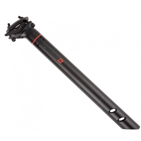 Brevet de tige de selle Ergotec Ray Ø 31,6 mm, 350 mm, noir, aluminium