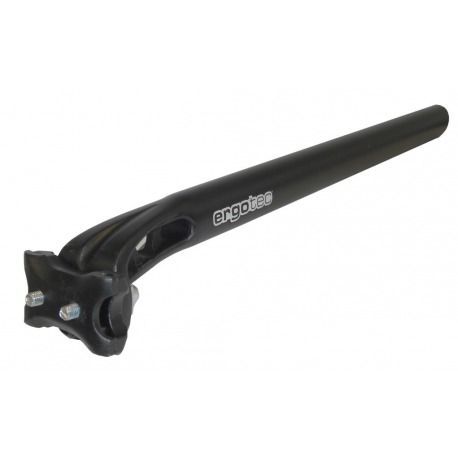Tige de selle Patent Alu Patent Hock Evolution noir/mat, 27,2 mm Ø, 400 mm de long