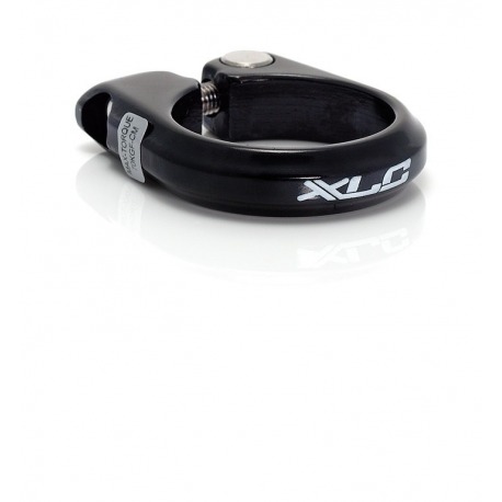 Collier de selle XLC PC-B02 Alu, 34,9 mm, noir, boulon hexagonal