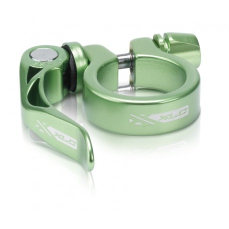 Collier de selle XLC PC-L04 Ø 31,6 mm vert citron avec blocage rapide