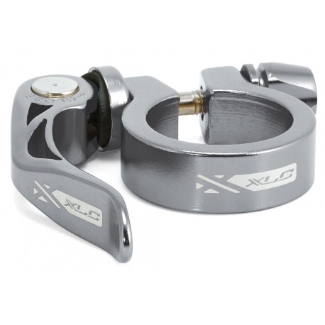 Collier XLC pour tige de selle PC-L04 Ø 34,9 mm, titanfarbi, avec blocage rapide