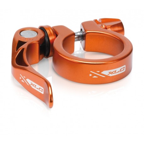 Collier de selle XLC PC-L04 Ø 34,9 mm orange avec blocage rapide