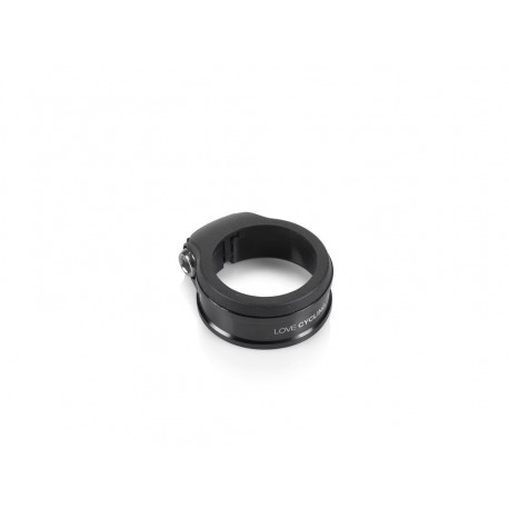 Collier de selle XLC + caoutchouc PC-A02 Ø 31.8mm noir