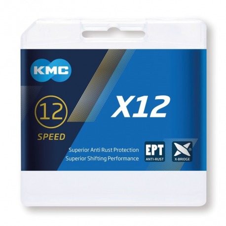 Chaîne KMC X12 Ti-N 126 maillons, EPT, BX12EP126