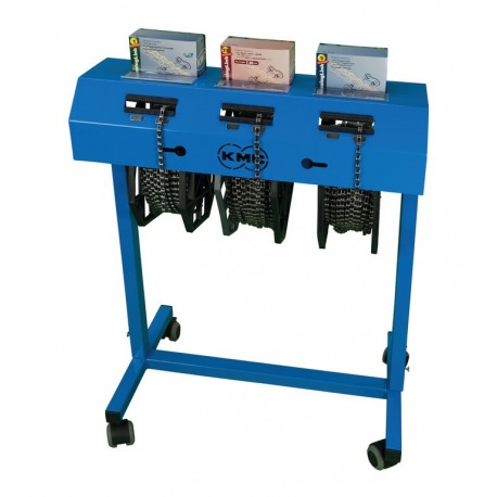 Porte-rouleau Reel Center Pro compatible KMC, par ex. Rouleau de chaîne KMC à m.3x50