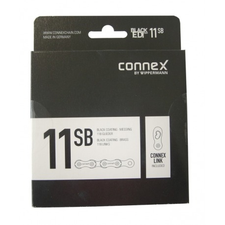 Chaîne Wippermann Connex 11SB 1/2" x 11/128", 118 maillons 5,6 mm, 11-v