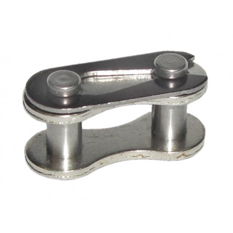 Wippermann 1R8 Maillon de verrouillage 1/2" x 1/8", BMXRace, nickel